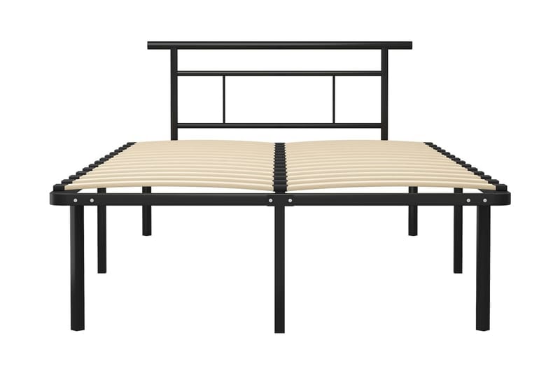 Sängynrunko musta metalli 120x200 cm - Huonekalut - Sänky - Sänkykehikot & sängynrungot