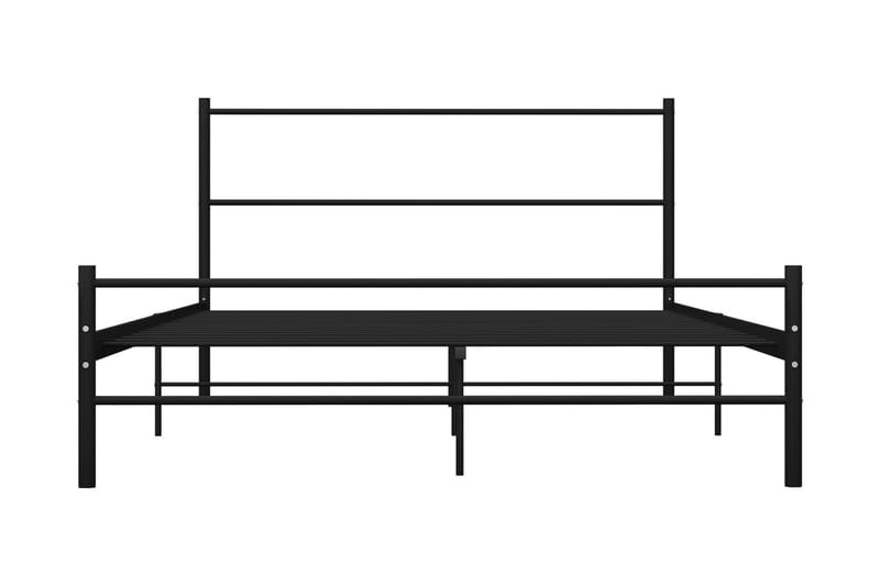 Sängynrunko musta metalli 140x200 cm - Musta - Huonekalut - Sänky - Sänkykehikot & sängynrungot