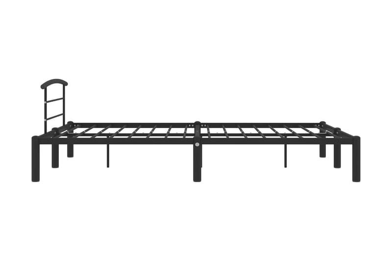 Sängynrunko musta metalli 160x200 cm - Musta - Huonekalut - Sänky - Sänkykehikot & sängynrungot