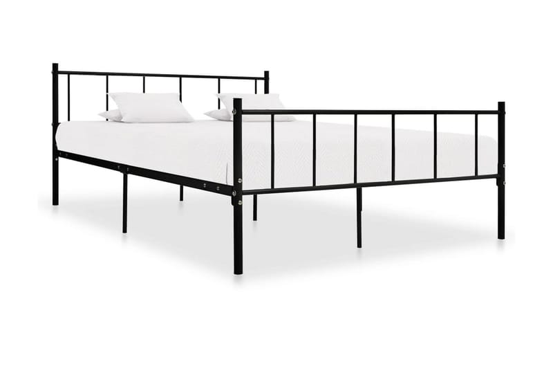 Sängynrunko musta metalli 180x200 cm - Musta - Huonekalut - Sänky - Sänkykehikot & sängynrungot