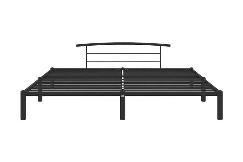 Sängynrunko musta metalli 180x200 cm - Musta - Huonekalut - Sänky - Sänkykehikot & sängynrungot