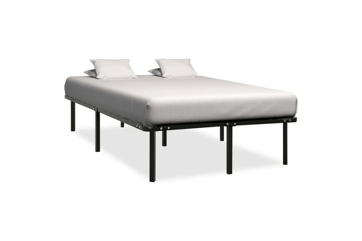 Sängynrunko musta metalli 180x200 cm - Sänkykehikot & sängynrungot
