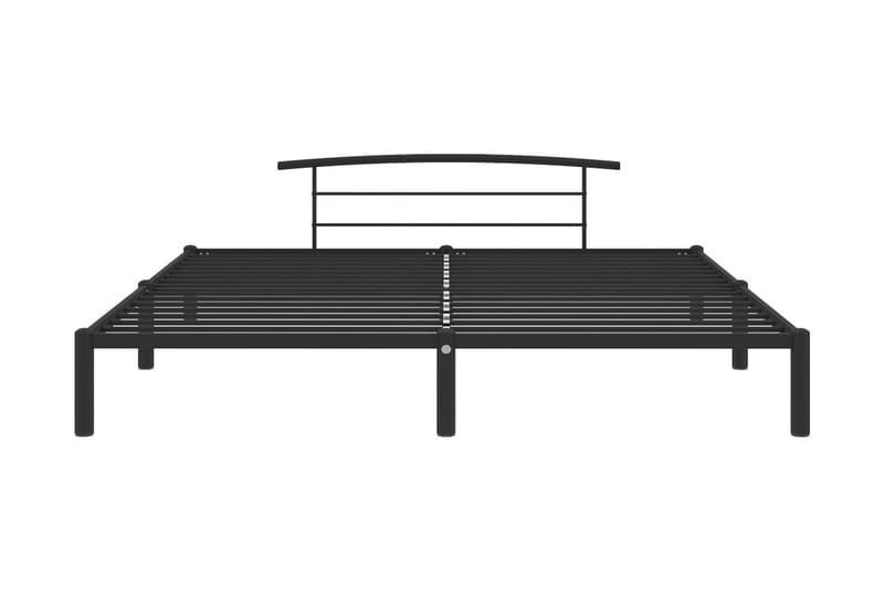Sängynrunko musta metalli 200x200 cm - Musta - Huonekalut - Sänky - Sänkykehikot & sängynrungot