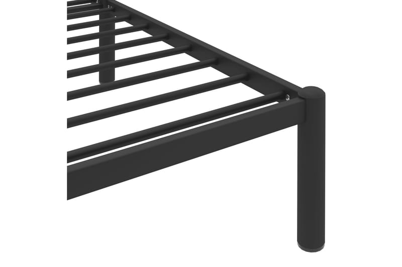 Sängynrunko musta metalli 200x200 cm - Musta - Huonekalut - Sänky - Sänkykehikot & sängynrungot