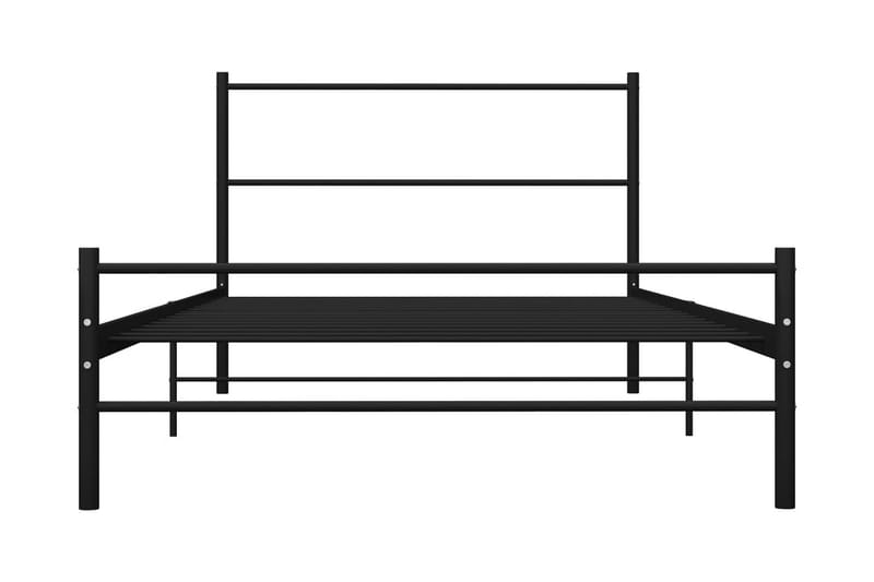 Sängynrunko musta metalli 90x200 cm - Musta - Huonekalut - Sänky - Sänkykehikot & sängynrungot