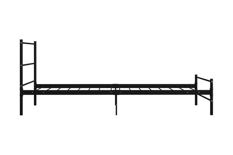 Sängynrunko musta metalli 90x200 cm - Musta - Huonekalut - Sänky - Sänkykehikot & sängynrungot