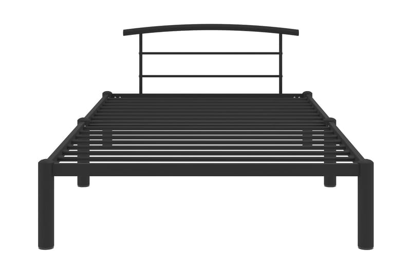 Sängynrunko musta metalli 90x200 cm - Musta - Huonekalut - Sänky - Sänkykehikot & sängynrungot