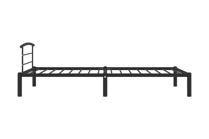 Sängynrunko musta metalli 90x200 cm - Musta - Huonekalut - Sänky - Sänkykehikot & sängynrungot