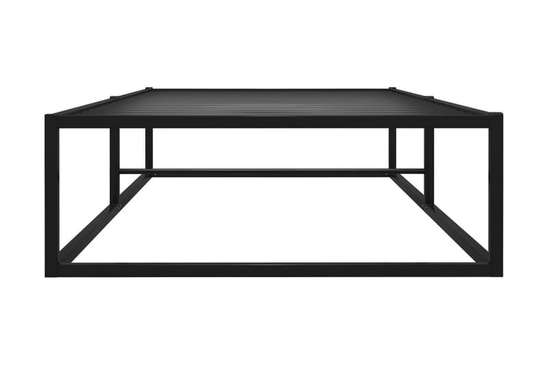 Sängynrunko musta metalli 90x200 cm - Musta - Huonekalut - Sänky - Sänkykehikot & sängynrungot