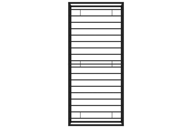 Sängynrunko musta metalli 90x200 cm - Musta - Huonekalut - Sänky - Sänkykehikot & sängynrungot