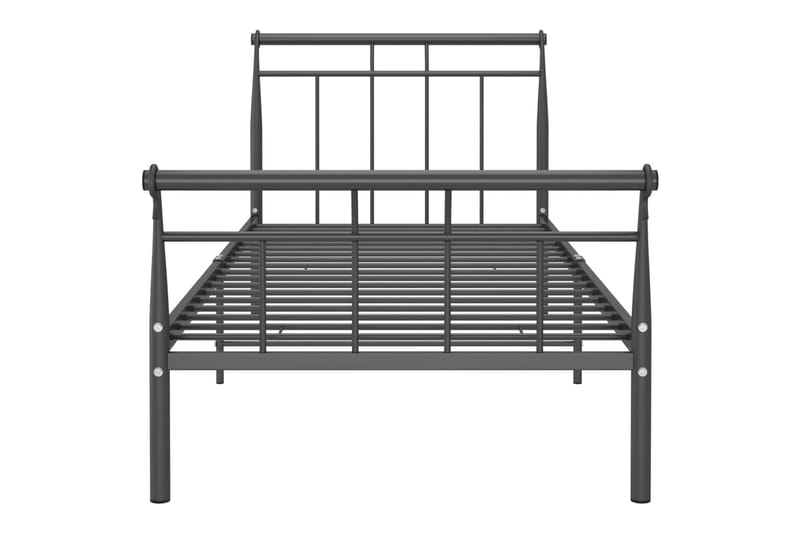 Sängynrunko musta metalli 90x200 cm - Musta - Huonekalut - Sänky - Sänkykehikot & sängynrungot