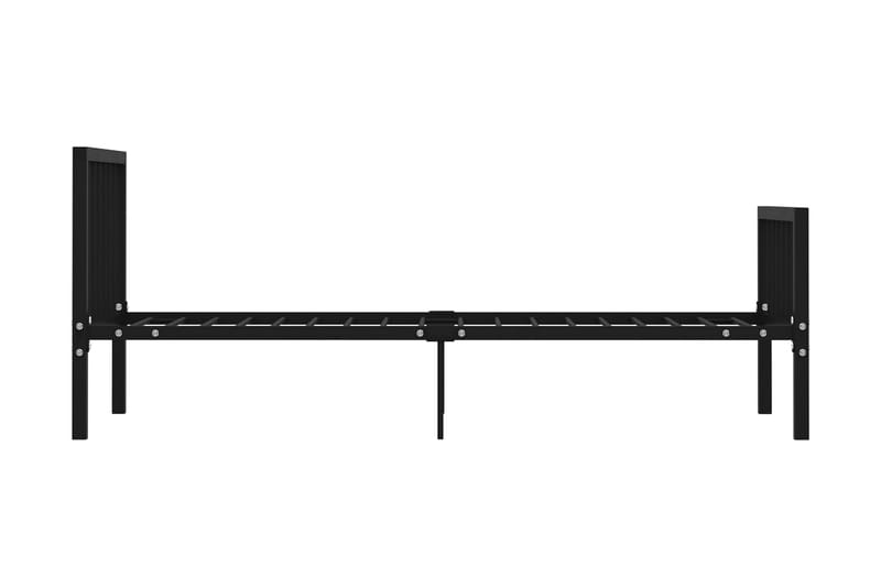 Sängynrunko musta metalli 90x200 cm - Huonekalut - Sänky - Sänkykehikot & sängynrungot