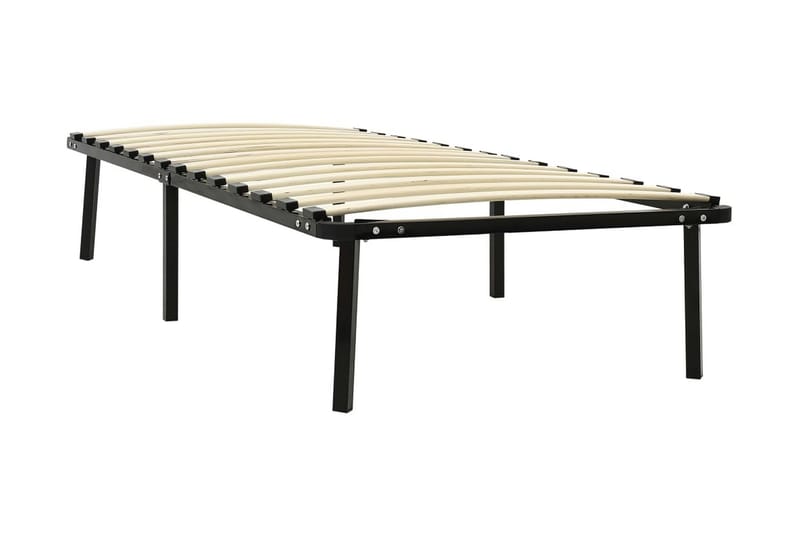 Sängynrunko musta metalli 90x200 cm - Huonekalut - Sänky - Sänkykehikot & sängynrungot