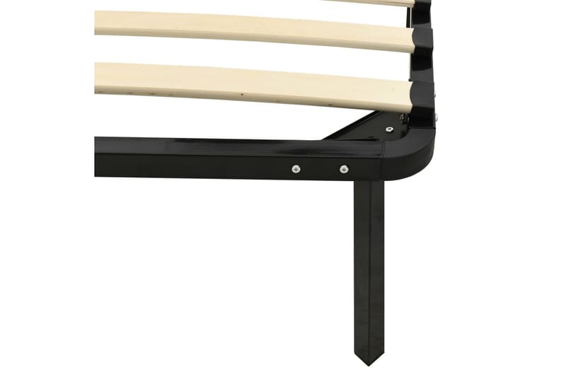 Sängynrunko musta metalli 90x200 cm - Huonekalut - Sänky - Sänkykehikot & sängynrungot
