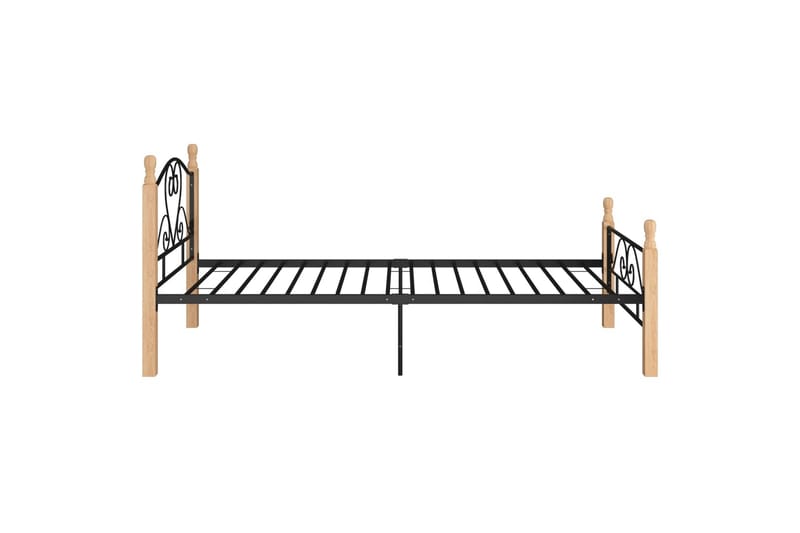Sängynrunko musta metalli 90x200 cm - Huonekalut - Sänky - Sänkykehikot & sängynrungot