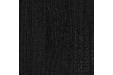 Sängynrunko musta täysi mänty 75x190 cm 2FT6 Small Single - Musta - Huonekalut - Sänky - Sänkykehikot & sängynrungot