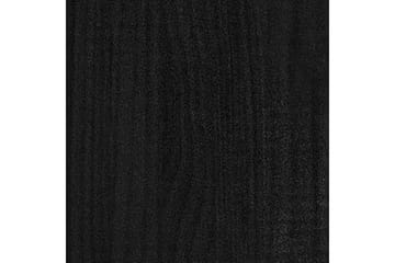 Sängynrunko musta täysi mänty 75x190 cm 2FT6 Small Single - Musta - Huonekalut - Sänky - Sänkykehikot & sängynrungot
