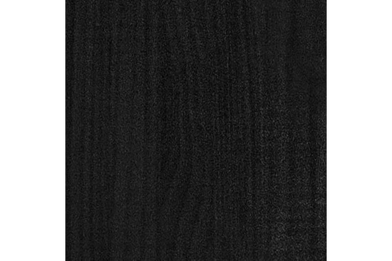 Sängynrunko musta täysi mänty 75x190 cm 2FT6 Small Single - Musta - Huonekalut - Sänky - Sänkykehikot & sängynrungot