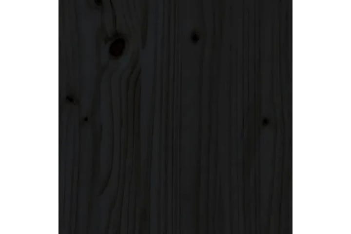 Sängynrunko musta täysi puu 90x190 cm 3FT Single - Musta - Sänkykehikot & sängynrungot