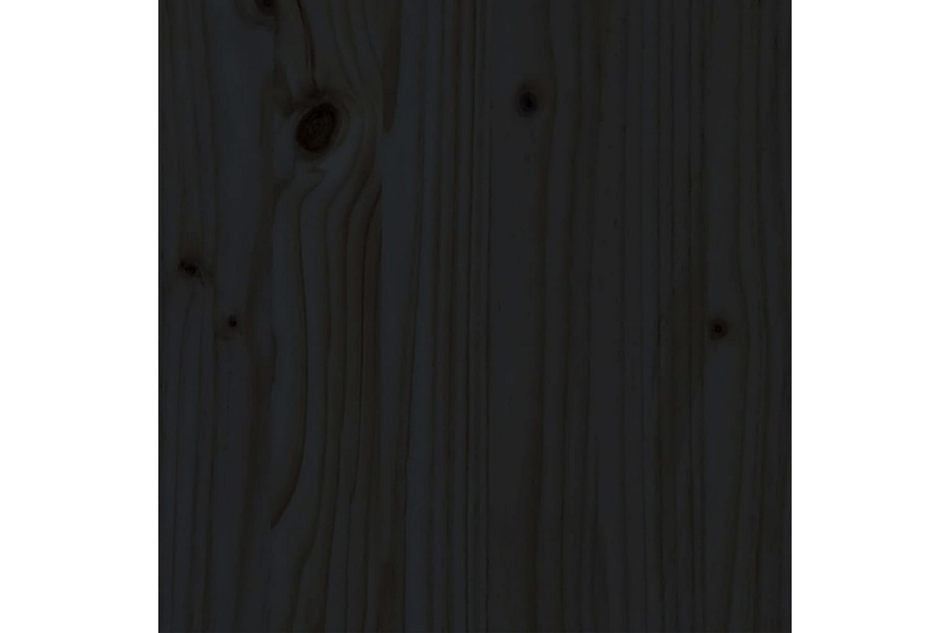 Sängynrunko musta täysi puu 200x200 cm - Musta - Huonekalut - Sänky - Sänkykehikot & sängynrungot