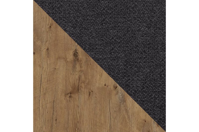 Sängynrunko Oberting 120x200 cm - Musta/Puu - Huonekalut - Sänky - Sänkykehikot & sängynrungot