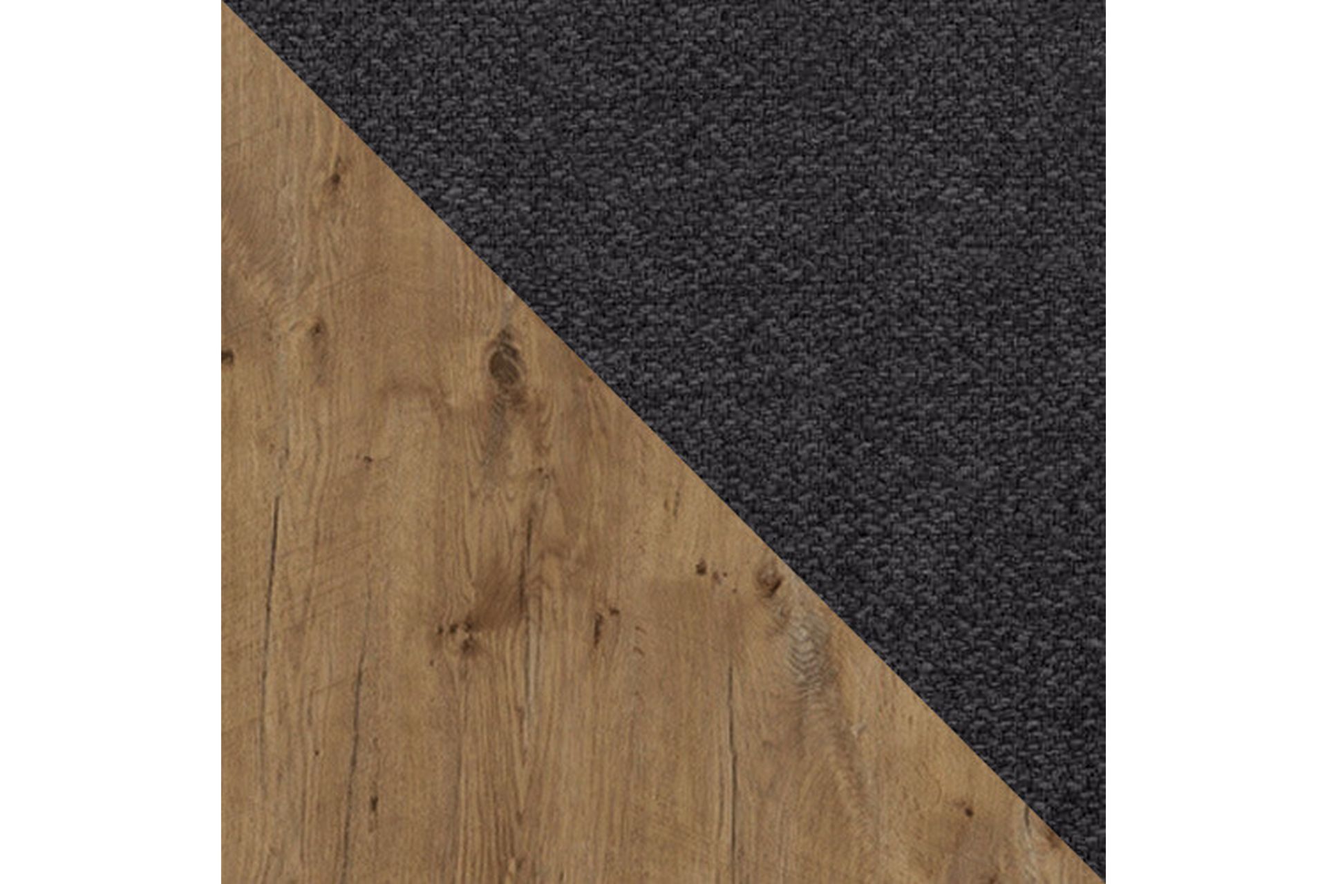 Sängynrunko Oberting 140x200 cm - Musta/Puu - Huonekalut - Sänky - Sänkykehikot & sängynrungot