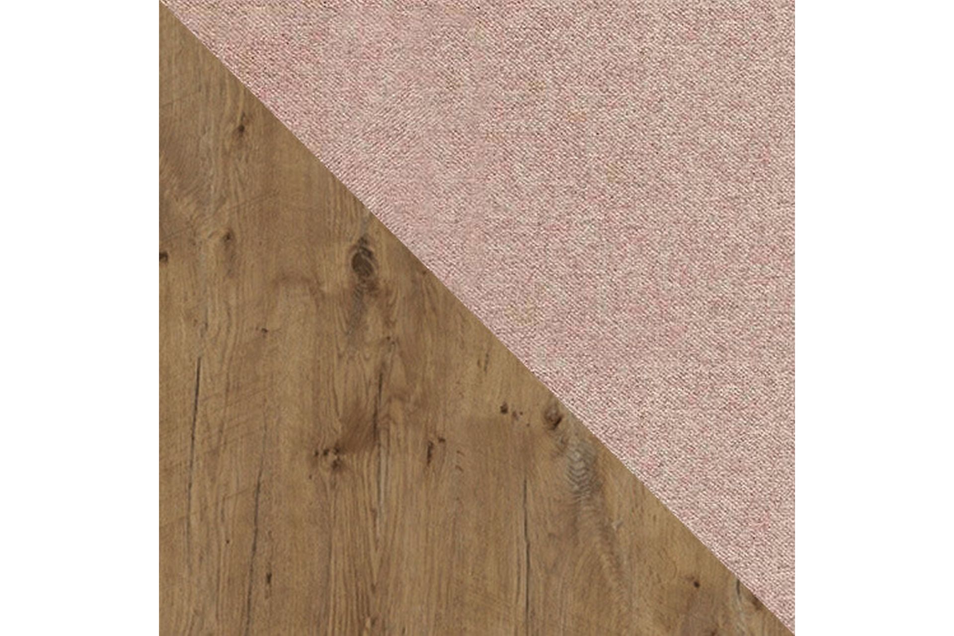 Sängynrunko Oberting 140x200 cm - Roosa/Ruskea - Huonekalut - Sänky - Sänkykehikot & sängynrungot