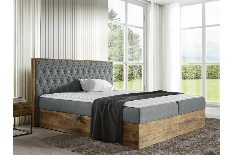 Sängynrunko Oberting 140x200 cm - Huonekalut - Sänky - Sänkykehikot & sängynrungot