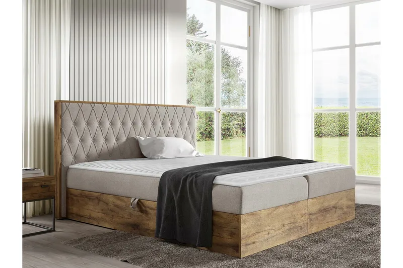 Sängynrunko Oberting 140x200 cm - Huonekalut - Sänky - Sänkykehikot & sängynrungot