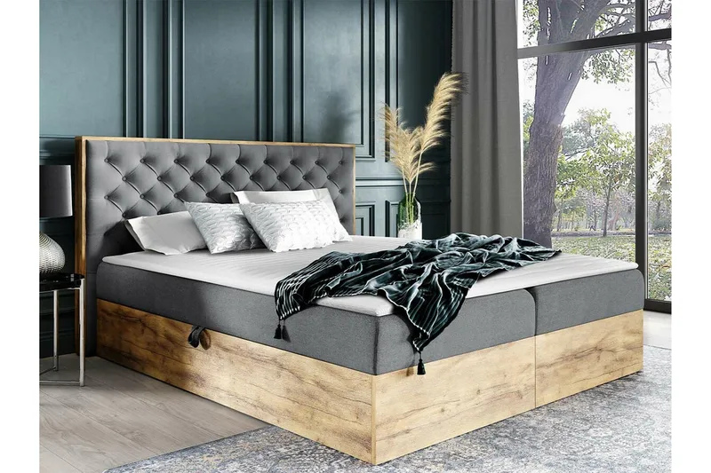 Sängynrunko Oberting 140x200 cm - Huonekalut - Sänky - Sänkykehikot & sängynrungot