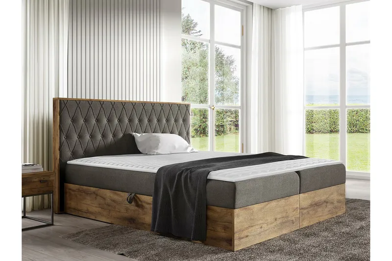 Sängynrunko Oberting 160x200 cm - Huonekalut - Sänky - Sänkykehikot & sängynrungot