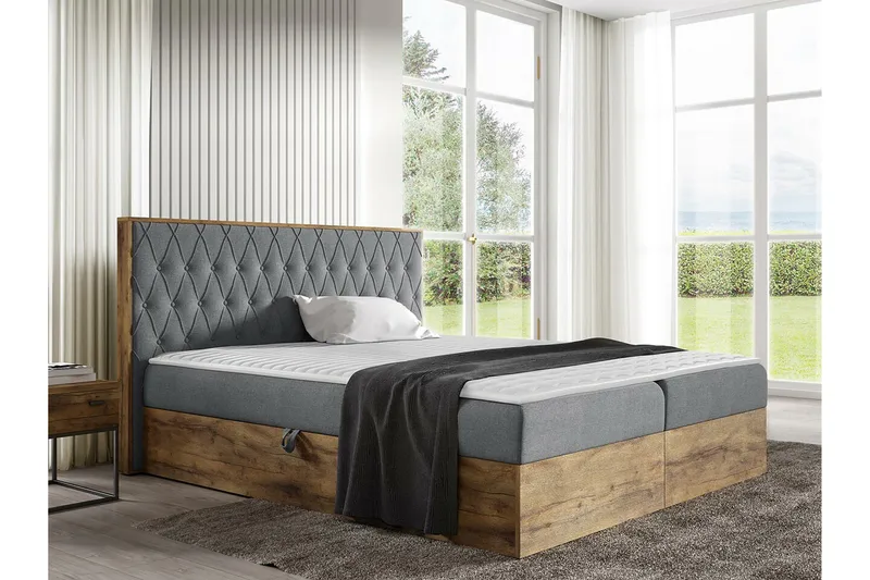 Sängynrunko Oberting 180x200 cm - Huonekalut - Sänky - Sänkykehikot & sängynrungot