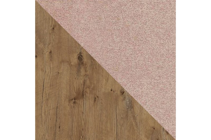 Sängynrunko Oberting 200x200 cm - Roosa/Ruskea - Huonekalut - Sänky - Sänkykehikot & sängynrungot