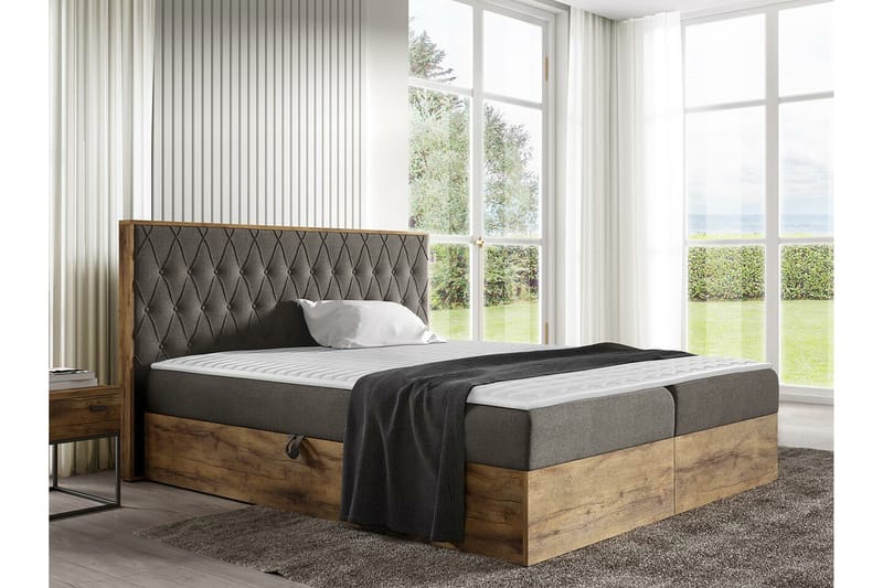 Sängynrunko Oberting 200x200 cm - Huonekalut - Sänky - Sänkykehikot & sängynrungot