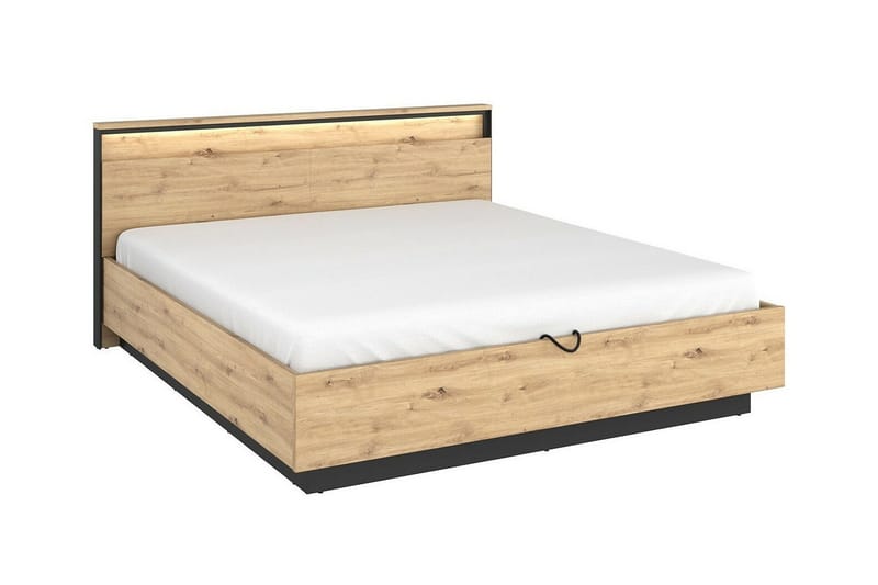 Sängynrunko Rathmore 160x200 cm, Musta