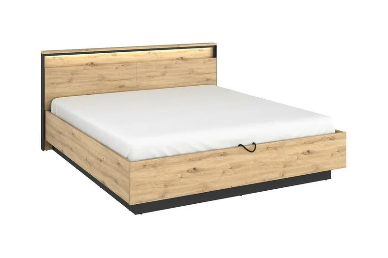 Sängynrunko Rathmore 180x200 cm, Musta