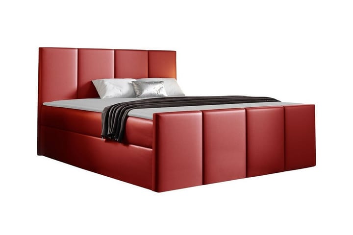 Sängynrunko Ripon 160x200 cm - Punainen - Sänkykehikot & sängynrungot