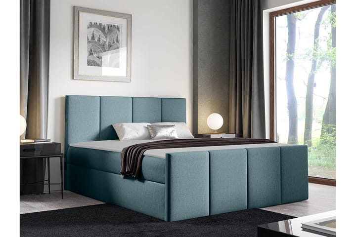 Sängynrunko Ripon 180x200 cm - Sininen - Sänkykehikot & sängynrungot