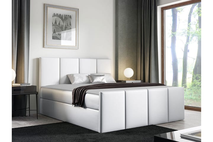 Sängynrunko Ripon 180x200 cm - Valkoinen - Sänkykehikot & sängynrungot