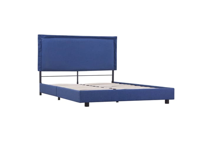 Sängynrunko sininen kangas 135x190 cm - Sininen - Sänkykehikot & sängynrungot