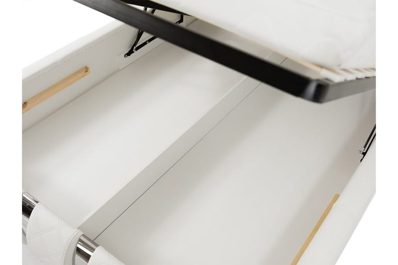 Sängynrunko Sororia 140x200 cm - Valkoinen - Huonekalut - Sänky - Sänkykehikot & sängynrungot