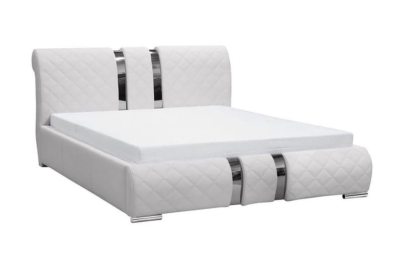 Sängynrunko Sororia 140x200 cm, Valkoinen