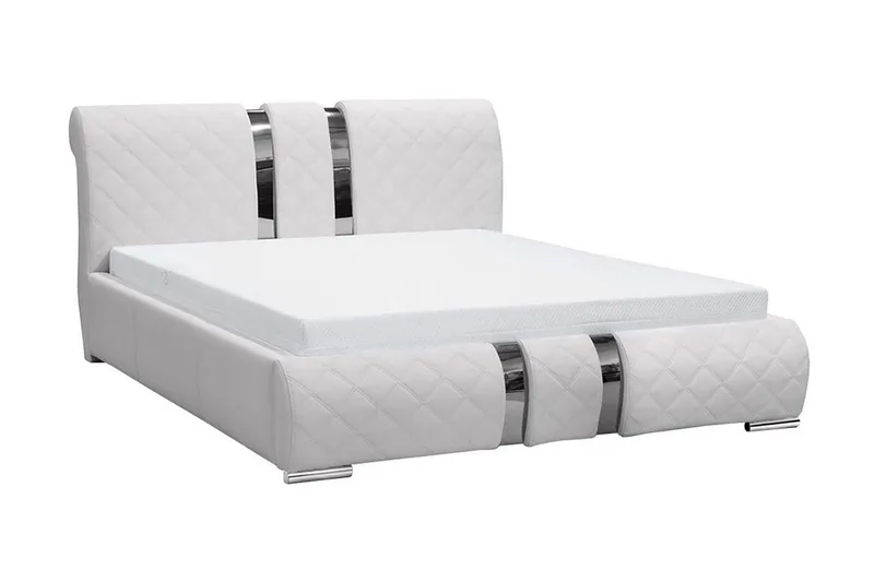 Sängynrunko Sororia 140x200 cm, Valkoinen