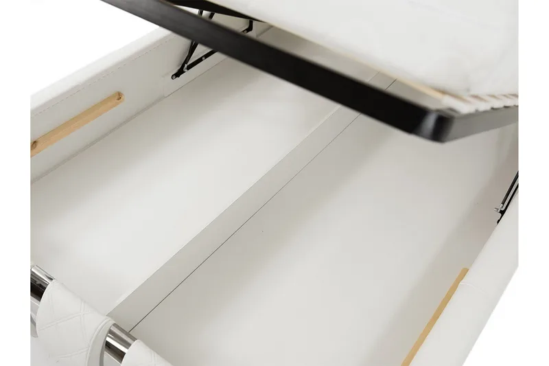 Sängynrunko Sororia 160x200 cm - Valkoinen - Huonekalut - Sänky - Sänkykehikot & sängynrungot