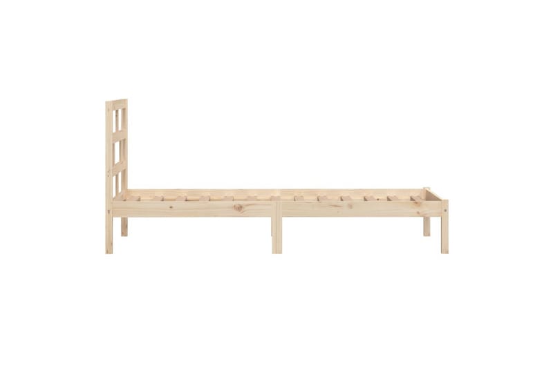 Sängynrunko täysi mänty 100x200 cm - Ruskea - Huonekalut - Sänky - Sänkykehikot & sängynrungot