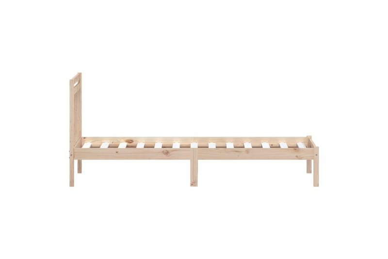 Sängynrunko täysi mänty 100x200 cm - Ruskea - Huonekalut - Sänky - Sänkykehikot & sängynrungot