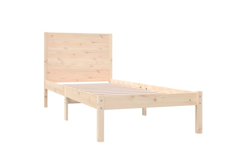 Sängynrunko täysi mänty 100x200 cm - Ruskea - Huonekalut - Sänky - Sänkykehikot & sängynrungot