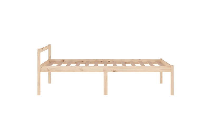 Sängynrunko täysi mänty 100x200 cm - Ruskea - Huonekalut - Sänky - Sänkykehikot & sängynrungot