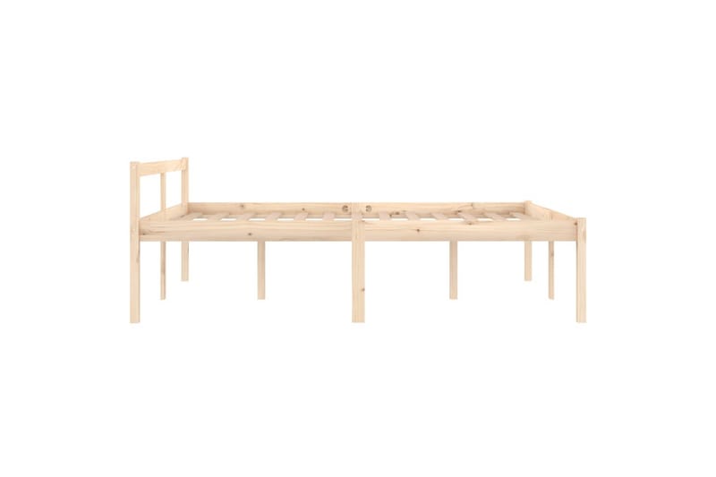 Sängynrunko täysi mänty 140x190 cm - Ruskea - Huonekalut - Sänky - Sänkykehikot & sängynrungot