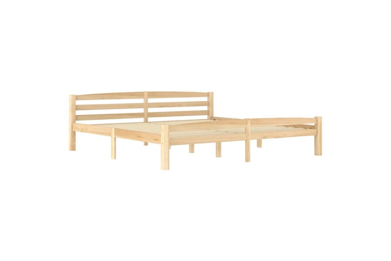 Sängynrunko täysi mänty 200x200 cm - Huonekalut - Sänky - Sänkykehikot & sängynrungot